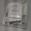 Winter Onederland 1st Birthday Decoration,Snowflake Party Decoration Include Plate,Napkin,Tablecloth,Banner,Balloon Arch First Birthday Decorations for Winter Wonderland PartySilver