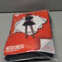 Morph Black Witch Costume Womens With Hat, Black Witch Dress For Women, Halloween Costumes For Women Adult (Medium)