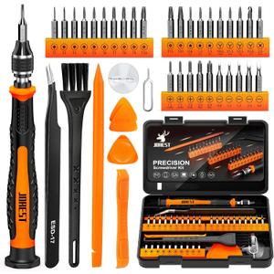 JOREST 40Pcs Small Precision Screwdriver Set (S2 Steel), Magnetic Screwdriver Set with Torx T5 T6 T8, Mini Repair Tool Kit for Macbook, Computer, Laptop, iPhone, PS4 PS5, Xbox, Switch, Glasses, Watch