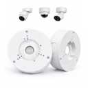 2 Pack PFA130-E Security Camera Junction Box (ABS) for Indoor & Outdoor Surveillance Camera - Security Camera Mount Bracket Waterproof Universal Camera Mount for Dome, Turret & Bullet Cameras (White)