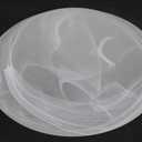 LUMINANCE Lighting Faux Alabaster Style Pendant Glass 11-3/4" Dia x 3-1/8" H G7676-4