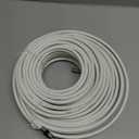 G-PLUG 75FT RG6 Coaxial Cable Connectors Set - High-Speed Internet, Broadband and Digital TV Aerial, Satellite Sky Cable Extension- Weather-Sealed Double Rubber O-Ring and Compression Connectors White
