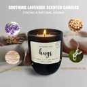 No Words Just Hugs - Lavender Scented Candle, 12oz, Sympathy Gift for Loss of Loved One