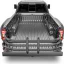 Truck Bed Extender, Aluminum Retractable Tailgate Extender, 49"-61" Adjustable Length, Drill Required, Fits for Toyota Tacoma, Nissan Frontier, Chevy Colorado, GMC Canyon, Maverick, Santa Cruz