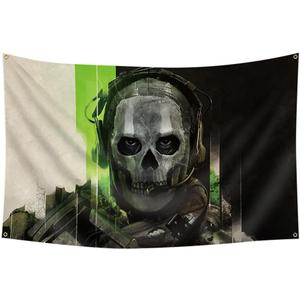 Konern 3×5ft Call of Dutys Flag Polyester Digital Printed Game Tapestry Curtain For Decor