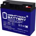 Mighty Max Battery Mighty Max Battery ML18-12 GEL - 12 Volt 18 AH, GEL Type, Internal Thread (INT) Terminal, Rechargeable SLA AGM Battery