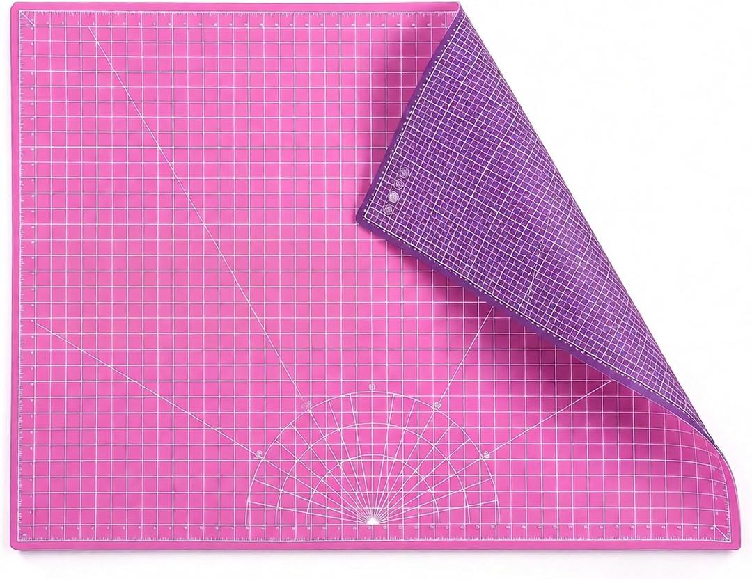 Pangda 1 Pcs 36 x 48 in Large Self Healing Cutting Mat for Sewing, Pink, 47.2"L x 35.4"W