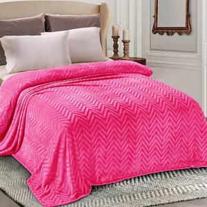 Whale Flotilla Knit Blanket Twin Size, Ultra Soft Warm Reversible Cozy Decorative Blankets for Couch Sofa and Bed, 60x80 Inch, Pink