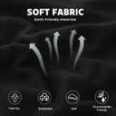 BAMBOO COOL Breathable Men's Underwear Modern Multipack Comfortsoft Moisture-Wicking Boxer Briefs 6 Pack (Black, L)