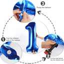 2 x Number 70 Balloons 40 Inch Navy Blue Balloons Decorations for Birthday Party, Engagement, Wedding, Celebrations, Graduations, Photo Shoot