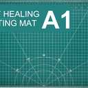 Prime Vinyl Cutting Mat, 23" x 35" Large Self Healing Sewing Mat, 5-Ply Heavy Cut Board, Rotary Cutting Mat for Crafts, Sewing Supplies and Quilting Tools.