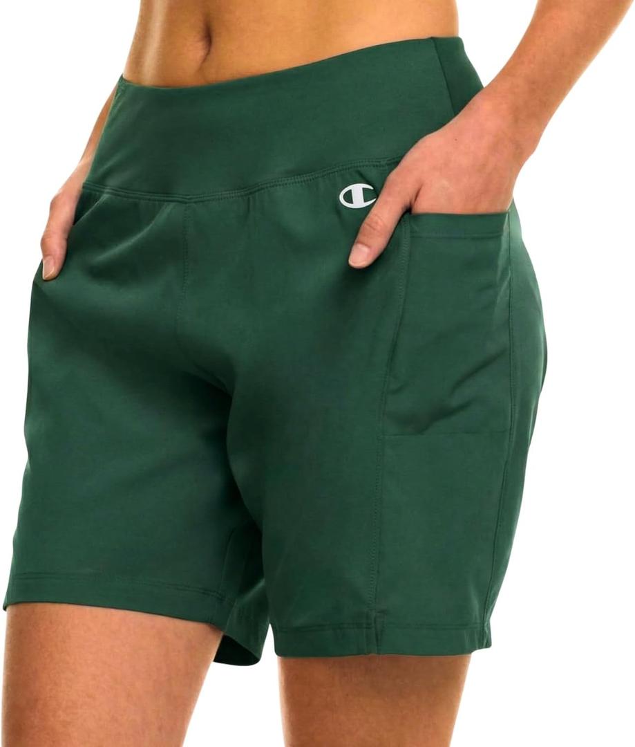 Champion Swim Board Shorts for Women, 7” Swim Shorts Women with Pockets for Beach, Pool, Summer S
