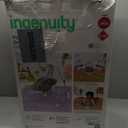 Ingenuity InLighten 5-Speed Baby Swing - Swivel Infant Seat, 5 Point Safety Harness, Nature Sounds, Lights - Van Elephant