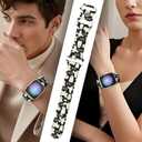 Band Compatible with iWatch Band 38/40/41mm for Women Men Sport Replacement Smartwatch Wrist Strap for iWatch Ultra2/1 SE Series 10 9 8 7 6 5 4 3 2 1 - Halloween Ghost