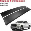 2 Pcs Door Window Trim Panel,Rear B Pillar Applique for Ram 1500 2019 2020 2021 2022 2023 2024 2025 Replaces 68292930AD 68292931AD
