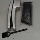 Garlic Press 2-in-1 Mincer, Crusher and Slicer with Peeler & Brush  Rustproof, Dishwasher Safe, Ergonomic Handle for Easy Squeeze and Cleaning