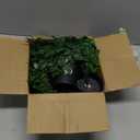 Palonu Artificial Hanging Plants for Shelf, 4 Pack Fake Potted Greenery Plant Faux Mandala Vine, String of Pearls, Ivy Vine,Persian Grass Fern in Pot for Desk Home Bathroom Farmhouse Room Table Decor