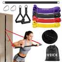 VEICK Resistance Bands for Working Out, Exercise Bands, Workout Bands, Pull Up Assistance Bands, Long Heavy Stretch Bands Set for Men and Women, Power Weight Gym at Home Fitness