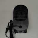 Space Heater, Portable Small Heaters for Indoor Use, Electric Desk Heater with Overheat and Tip-Over Protection, Mini Personal Heaters for Home Office Workspace, Black