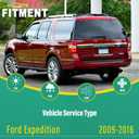 22" 22" 16" Windshield Wiper Blades Replacement for Ford Expedition 2009 2010 2011 2012 2013 2014 2015 2016 Premium All Weather Front Rear Wipers Set - OEM Quality (Pack of 3)