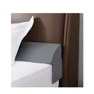 Vekkia King Bed Wedge Pillow for Headboard/Headboard Pillow/Bed Gap Filler/Pillow Wedge for Headboard Gap0-3.5",Close Gaps Between Mattress and Headboard(Gray 76"x6.5"x4.5")