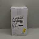 Petory Timed Automatic Cat Feeders - 4L Programable Dry Food Dispenser for Cats and Small Medium Dogs 6 Meals with Desiccant Bag Dual Power Supply 10S Voice Recorder (White)