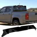 STSEV01 Rear Spoiler Cab Roof Wing Fit for Chevy Colorado 2015-2022 Accessories LT/WT/ Z71/ ZR2/ Base, ABS Gloss Black Add-on Top Lip Truck Cabs Exterior