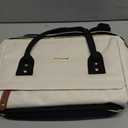 LOVEVOOK Laptop Backpack for Women, 15.6 Inch Work Business Backpacks Purse With Large Capacity, Waterproof Nurse Bag College Bookbag for School, Waterproof Casual Daypack for Travel (Beige-black)