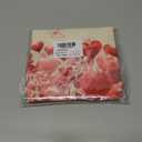 Valentines Day Table Runner, Watercolor Hearts Floral Border Linen Table Decoration, Romantic Farmhouse Holiday Decor for Dining Kitchen Buffet Party Wedding (72" x 13")