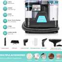 Portable Carpet Cleaner Machine,18Kpa,Handheld,Mini,Spot Extractor for Pet