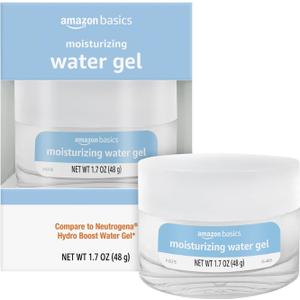 Amazon Basics Moisturizing Water Gel with Hyaluronic Acid, Refreshing, 1.7 Ounces, 1-Pack