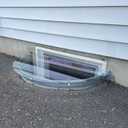 Polycarbonate Window Well Covers Outside, Basement Window Well Cover, Heavy Duty Clear Plastic Window Guard, UV Resistant, Waterproof & Protects Against Debris/Only Cover (41" L X 19" W)