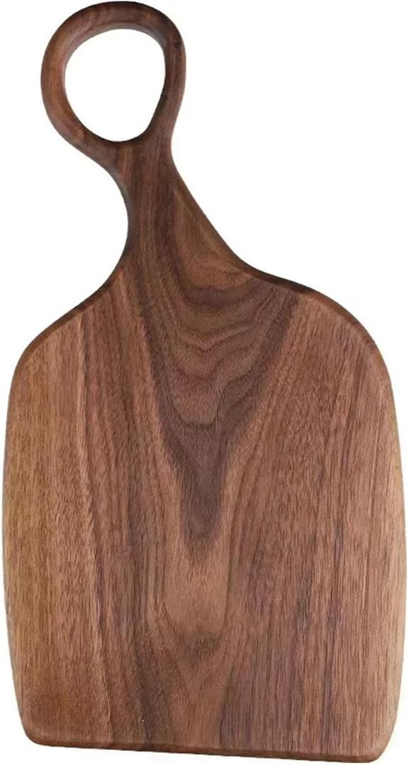 Premium Black Walnut Chopping Board - Versatile Pizza & Cutting Board for Kitchen Baking and Serving(M)