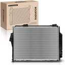 A-Premium Engine Coolant Radiator Assembly with Transmission Oil Cooler Compatible with Mercedes-Benz C43 AMG 1998-2000, SLK32 AMG 2002-2004, SLK320 2001-2004, CLK430, CLK55 AMG & Chrysler Crossfire