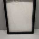 1 Pack T Shirt Display Frame, 18'' X 14'' Black Imitation Wood T Shirt Frame with 98% UV Protection Acrylic, 1" Depth of Usable Space Shadow Box, Display Case for Shirts, Jerseys, Memorabilia