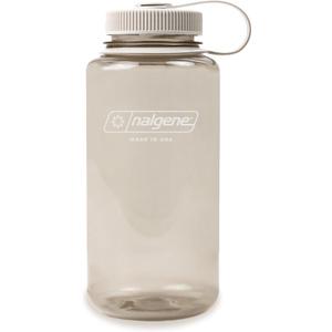 Nalgene 32 oz Wide Mouth Water Bottle | BPA-Free, Durable & Leak Proof, Lightweight Bottle for Hiking & Gym, Work & Travel (Cotton)