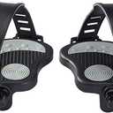 Exercise Bike Pedals with Straps for Peloton Bike, Spin Cycling Bike, Indoor Exercycle Bike, Stationary Recumbent Bicycle Replacement Parts (1/2" Axle)