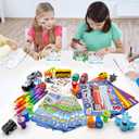 Cinrobiye 72 Pcs Transportation Party Favors Set, Vehicle Car Coloring Books Crayons Tattoos Stickers Stampers, Birthday Supplies Goodie Bag Fillers, Race Car Party Decorations