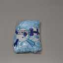 Baby's First Christmas Stocking - Stockings for Baby Boy and Girl - Christmas Stocking and Matching Santa Hat Set - Embroidered Bear - Blue, 6" x 10"