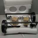 Wireless Charging Touch Control Table Lamp Set of 2, Dimmable Bedside Nightstand Lamps with USB Port, Industrial Desk Lamps for Bedroom Living Room Office Seeded Glass Shade, Bulbs Included