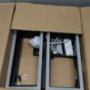 EIDISUNY Modern Led Ceiling Light for Living Room,Black Flush Mount Ceiling Lights with Remote Control&APP，3000-6500K Dimmable, 54W Acrylic Ceiling Lamp for Bedroom Kitchen Dining Room