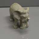 Guichifun Elephant Statues Decor Collectible Figurines - Cream Resin Boho Elephant Decoration Handmade Brings Good Luck Health for Living Room Shelf Office Gifts for Women 7.25 x 3.25 x 5.75 Inch