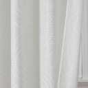 Boho Shower Curtain with Hooks, White Sheer Shower Curtain Set with Dot Pattern, Elegant Farmhouse Curtains - Waterproof Bathroom Decor for Home and Apartment, 12 Plastic Hooks Included, 72Wx72L
