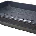 10 Plant Growing Trays (with Drain Holes) - 20" x 10" - Perfect Garden Seed Starter Grow Trays: for Seedlings, Indoor Gardening, Growing Microgreens, Wheatgrass & More - Soil or Hydroponic