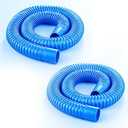 1-1/ 2" ×3ft Pool Skimmer Hose Replacement for Intex Above Ground Pool Compatible Summer waves Pools P58150036 (Blue -2 Pack)