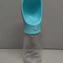 Kalimdor Dog Water Bottle, Leak Proof Portable Puppy Water Dispenser with Drinking Feeder for Pets Outdoor Walking, Hiking, Travel, Food Grade Plastic (19oz Blue)