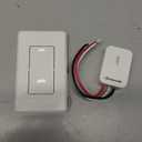 DEWENWILS Wireless Light Switch and Receiver Kit - No Wiring, 15A High Power, No Wiring, 100FT RF Range, 3 Way Remote Control Wall Switch for Lamps, Ceiling Lights, Fans, 1 Transmitter+1 Receiver