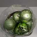 KI Store Black Christmas Balls 20pcs 3.15-Inch Christmas Tree Decoration Ornaments for Xmas Tree Halloween Wreath Garland Decor Ornaments Hooks Included