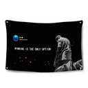 Kanye Rapper Flag for Room 3×5 Feet Funny Flag Banner Winning Is The Only Option Wall Hanging Decor for Bedroom College Dorm Room Decor