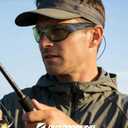 Men's Polarized Fishing Sunglasses, UV400 Wrap Around Sports Sunglasses, Floatable Anti-Glare Eyewear for Runing